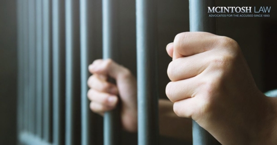 hands holding onto jail bars